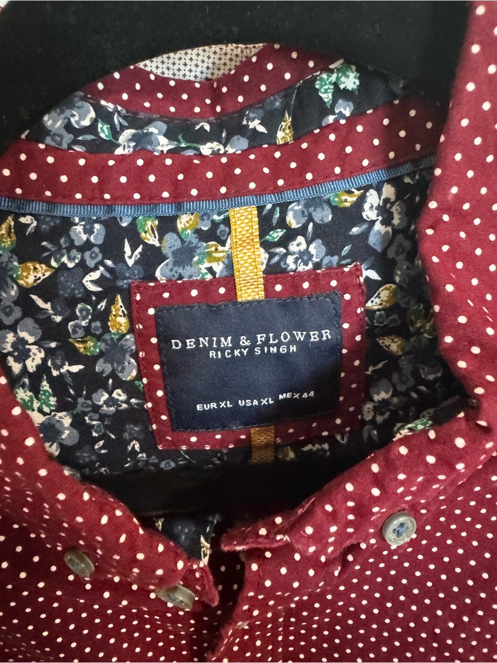 🌟 Denim & Flower Men’s Short Sleeve Button-Up Shirt Bundle – Lot of 6 🌟 👔 M/L/XL - Picture 10 of 16